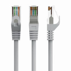 Gembird CAT6 UTP Patch kábel 1m szürke Gembird (PP6U-1M)