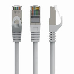 Gembird CAT6A S-FTP LSZH Patch kábel 20m szürke Gembird (PP6A-LSZHCU-20M)