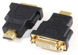 Gembird HDMI / DVI-D (24+1) adapter fekete Gembird (A-HDMI-DVI-3)