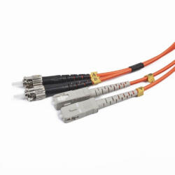 Gembird Duplex multimode fibre optikai kábel 5m bulk Gembird (CFO-STSC-OM2-5M)