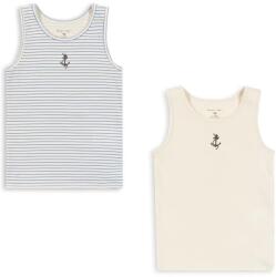 Konges Sløjd gyerek top BASIC TANKTOP GOTS 2 db bézs, KS102254 - bézs 122-128