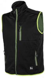 Cxs Paso Softshell Mellény Fekete Zöld Szegéllyel