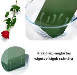  Vizes oázis, tűzőhab tégla 1db zöld (CR055)