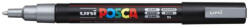 uni Dekormarker 0, 9-1, 3mm, PC-3M Uni Posca ezüst (2UPC3ME) - iroda-ellatas