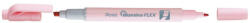 Pentel Szövegkiemelő kétvégű 1/3, 5mm, vágott és kúphegyű, Pentel pasztell rózsaszín (SLW11P-PE) - iroda-ellatas