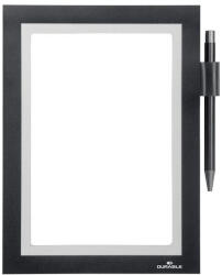 Durable Infókeret A5, öntapadó hátlap, mágneses záródás Duraframe® Note fekete (499401) - iroda-ellatas