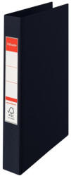 Esselte Gyűrűskönyv A4, 4, 2cm, 4 gyűrű, PP Esselte Standard Vivida fekete (14462) - iroda-ellatas