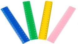 Nebulo Vonalzó 16cm, -es, vegyes színek Nebulo (V-1-16) - iroda-ellatas