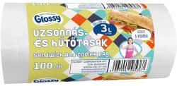  Nylon zacskó 25 x 35 cm (3 liter) 100 db/csomag uzsonnás rollos (K-11121-0024) - iroda-ellatas