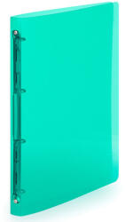 KARTON P+P Gyűrűskönyv A4, 4 gyűrűs 2cm gerinc áttetsző PP, Karton P+P Lines zöld (2-145) - iroda-ellatas