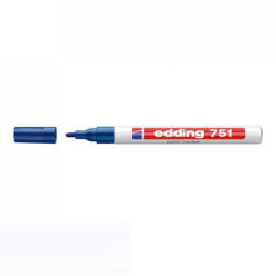 edding Lakkmarker 1-2mm, kerek Edding 751 kék (7580097003) - iroda-ellatas