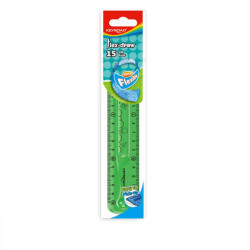 Keyroad Vonalzó 15 cm, flexibilis Keyroad Flex Draw vegyes színek (KR971663) - iroda-ellatas