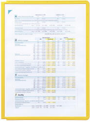 Durable Bemutatótábla panel, A4, 5 db/csomag, Durable Sherpa sárga (560604) - iroda-ellatas