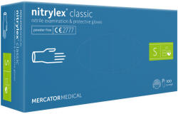 Mercator Medical Gumikesztyű nitril púdermentes S 100 db/doboz, Nitrylex lila (RD30169002) - iroda-ellatas