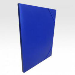 BLUERING Gumis mappa A4, műanyag gerincvastagított 15mm, Bluering® kék (GUMAPPVC15MMKEK) - iroda-ellatas