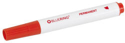 BLUERING Alkoholos marker 1-4mm, vágott végű Bluering® piros (JJ20523C) - iroda-ellatas