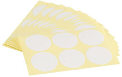 Bluering Etikett címke, 30mm, körcímke 60 db/csomag Bluering® fehér (KORCIM30MM) - iroda-ellatas