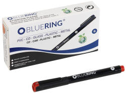BLUERING Rostirón, tűfilc alkoholos 0, 4mm, OHP Bluering® S piros - iroda-ellatas