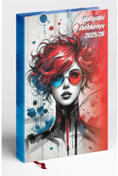 Realsystem Hallgatói zsebkönyv A5, 145mmx205mm, fehér lapokkal face 2025/2026 Realsystem (5319-60) - iroda-ellatas