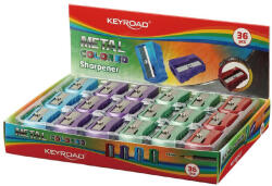 Keyroad Hegyező 1 lyukú fém 36 db/display Keyroad Metal Colourful vegyes színek (KR971865) - iroda-ellatas