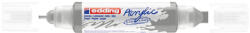 edding Akril marker 2-3mm, és 5-10mm, 3D kétvégű Edding 5400 ezüst (7580247018) - iroda-ellatas