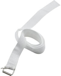 Heveder 1, 2m hosszú 2, 5cm, széles polipropilén szalag fém kapoccsal (34768) - iroda-ellatas