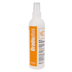 Bradochem Kéz- és bőrfertőtlenítő pumpás 250 ml BradoPlus (11589) - iroda-ellatas