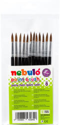 Nebulo Ecset 8-as festett nyéllel 12 db/csomag, Nebulo (HE-1-8-F) - iroda-ellatas