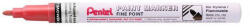 Pentel Lakkmarker 1, 5mm, kerek Pentel gyöngyházvörös (MSP10-MB) - iroda-ellatas