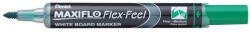 Pentel Táblamarker 1-5mm, hajlékony hegyű Pentel Maxiflo Flex Feel zöld (MWL5SBF-DX) - iroda-ellatas