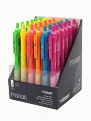 Vinson Golyóstoll nyomógombos 0, 7mm Vinson Fashion C4 vegyes displ 36 db - iroda-ellatas