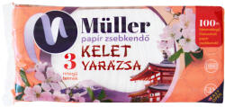 Müller Papírzsebkendő 3 rétegű 100 db/csomag Kelet Varázsa (49846) - iroda-ellatas