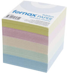 Fornax Kockatömb ragasztott, 9x9x9cm, Fornax pasztell (A-405467) - iroda-ellatas