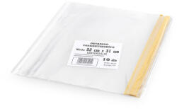 Tankönyvborító, füzetborító öntapadó 52x31cm, 10 db/csomag, víztiszta - iroda-ellatas