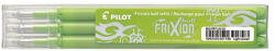 Pilot Rollertoll betét, golyóméret 0, 7mm, 3 db/csom Pilot Frixion Ball, írásszín világoszöld (BLS-FR-7-LG-S3) - iroda-ellatas