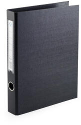 BLUERING Gyűrűskönyv A4, 3, 5cm, 4 gyűrűs PP/PP Bluering® Prémium fekete (892423) - iroda-ellatas