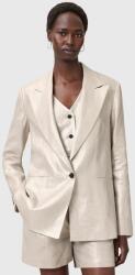 AllSaints len blézer AVERIE ezüst, sima, egysoros gombolású, W067QC - ezüst 42