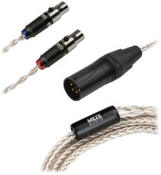 Meze Audio Кабел Meze Audio mini XLR/4 pin XLR Premium балансиран - сребро (MEM-S4) - vsystem