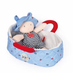 Doudou Bebelus din plus in cosulet matlasat Mathis 20 cm (JJ6009) Papusa