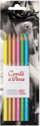 Conte A Paris Set de 6 creioane pastel - nuanțe deschise Conte și Paris
