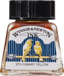 Winsor & Newton Cerneală galbenă de desen 14ml Winsor & Newton