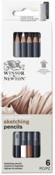 Winsor & Newton Set de creioane de schiță Winsor & Newton, 6 buc