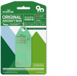 Bombardier Dash 8 Q400 Aviationtag Wideroe Dash 8 (zöld)