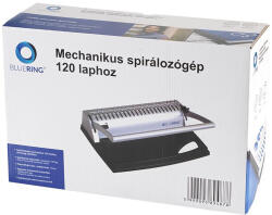 BLUERING Spirálozógép, műanyag spirálkötéshez, 120lap lyukasztás 8lap Bluering® COMBINDER 120 (BRCB120) - veryjet