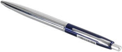 BLUERING Golyóstoll 0, 8mm, nyomógombos fém test, színes rész WTX Pen, Bluering® írásszín kék (WTB91424) - veryjet