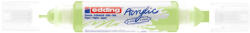 edding Akril marker 2-3mm, és 5-10mm, 3D kétvégű Edding 5400 pasztellzöld (7580247015) - veryjet