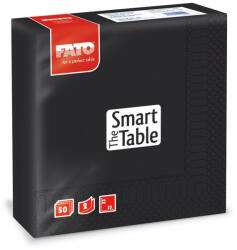 FATO Szalvéta 2 rétegű 1/4 hajtású 33 x 33 cm 50 lap/csomag Smart Table Fato_82622500 fekete (82622500) - officefirst