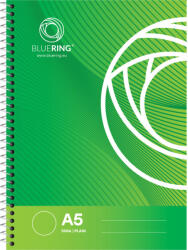 BLUERING Spirálfüzet A5, 70lap Bluering® sima - officefirst