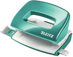 Leitz Lyukasztó 10lap fém testű mini Leitz Nexxt Wow jégkék (50601051) - veryjet