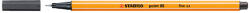 STABILO Rostirón, tűfilc 0, 4mm, STABILO Point 88 mélyszürke (88/97) - officefirst